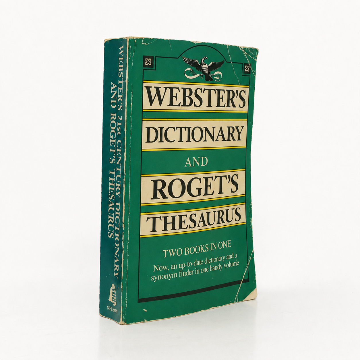 This dictionary survived high school, college and the legal briefings required before every Scrabble game. The binding failed long before its authority did.